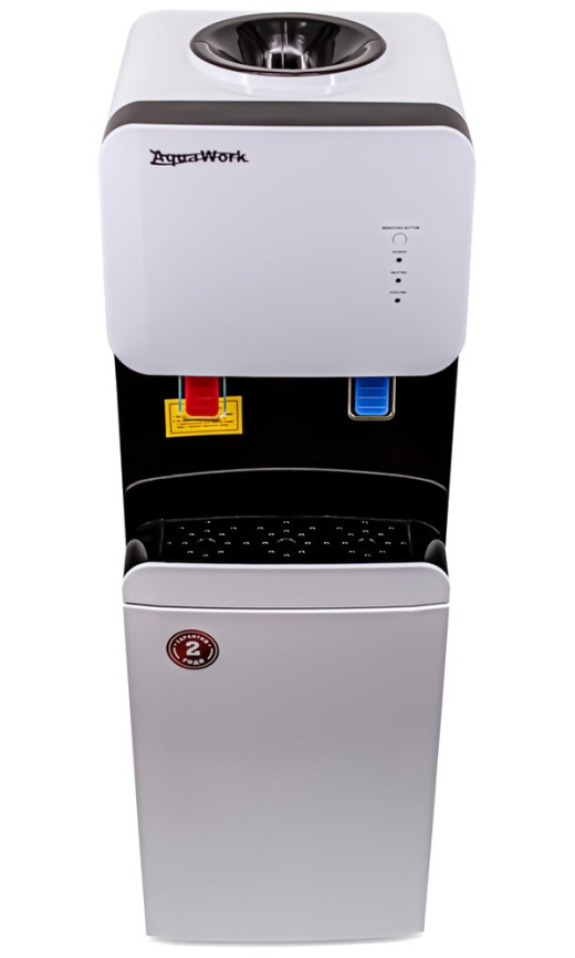 Кулер для воды Aqua Work 105 LRX (бело-черный) напольный, компр. охл., холодильник, турбо нагрев (26516) фото 6