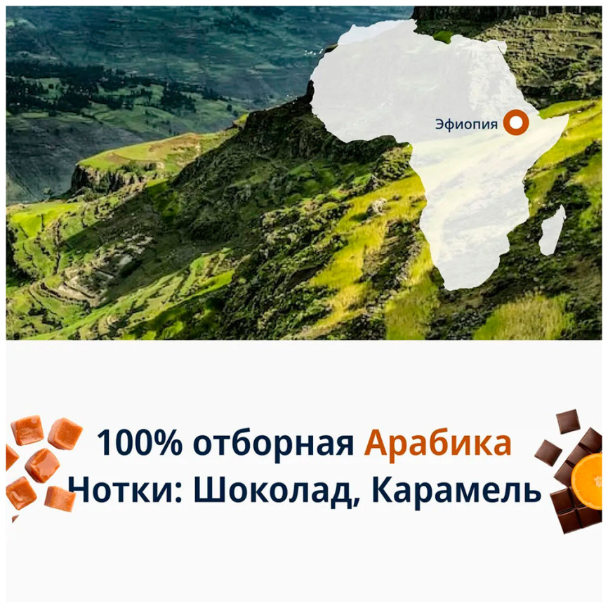 Кофе De’Longhi Signature coffee Africana selection blend, 1 кг фото 8