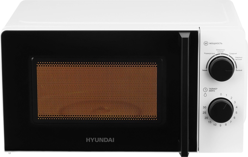 Печь свч Hyundai HYM-M2047, 20 л., 700 Вт, белый фото 2