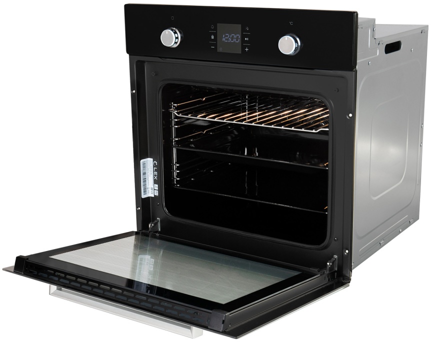 Электрический духовой шкаф LEX EDP 094 BL 59 см, 60 л, гриль и конвекция, черный фото 4