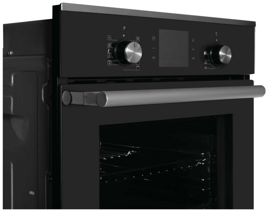 Электрический духовой шкаф Korting OKB 7951 CMN 45 см, 45 л, гриль и конвекция, черный фото 5
