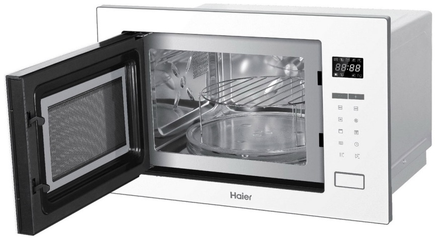 Встраиваемая микроволновая печь СВЧ Haier HMX-BTG259W фото 3