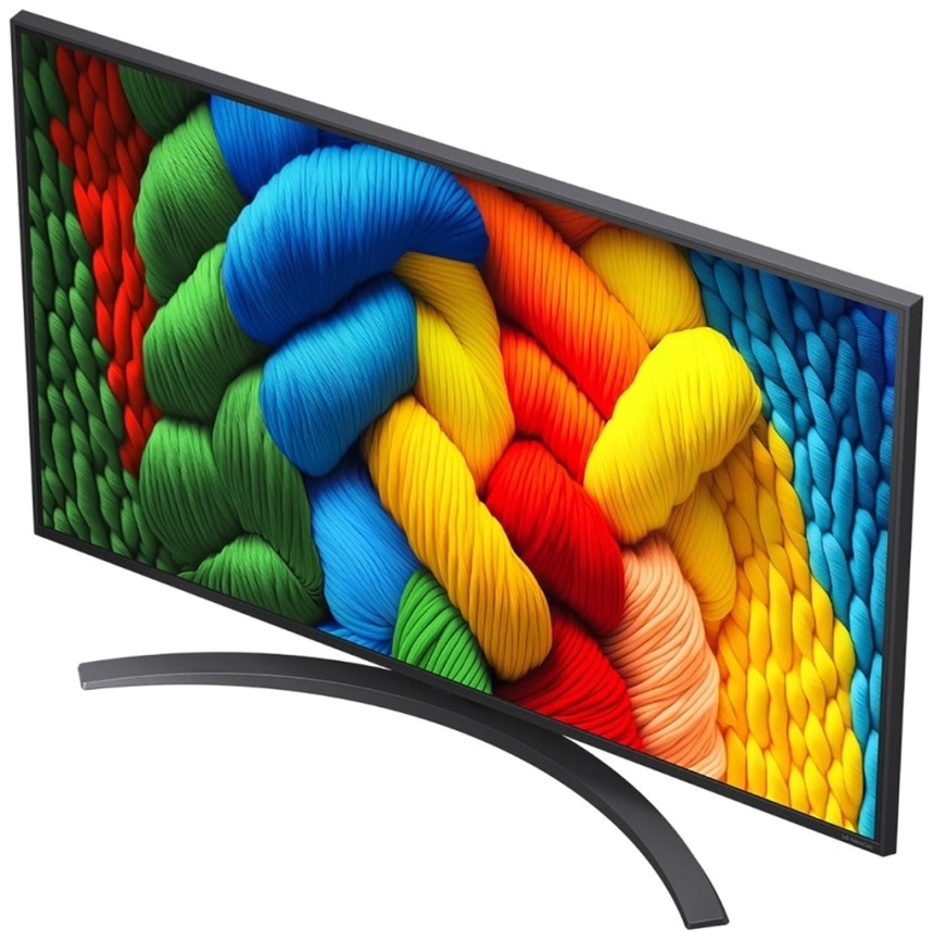 Телевизор LG 43NANO81A6A.ARUG, 43 дюйма, 4K Ultra HD, смарт ТВ, WebOS 25, черный фото 5