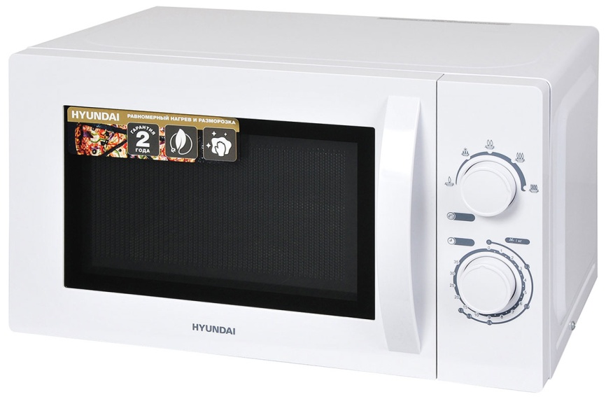 Микроволновая печь - СВЧ Hyundai HYM-M2059 20л. 700Вт белый фото 2