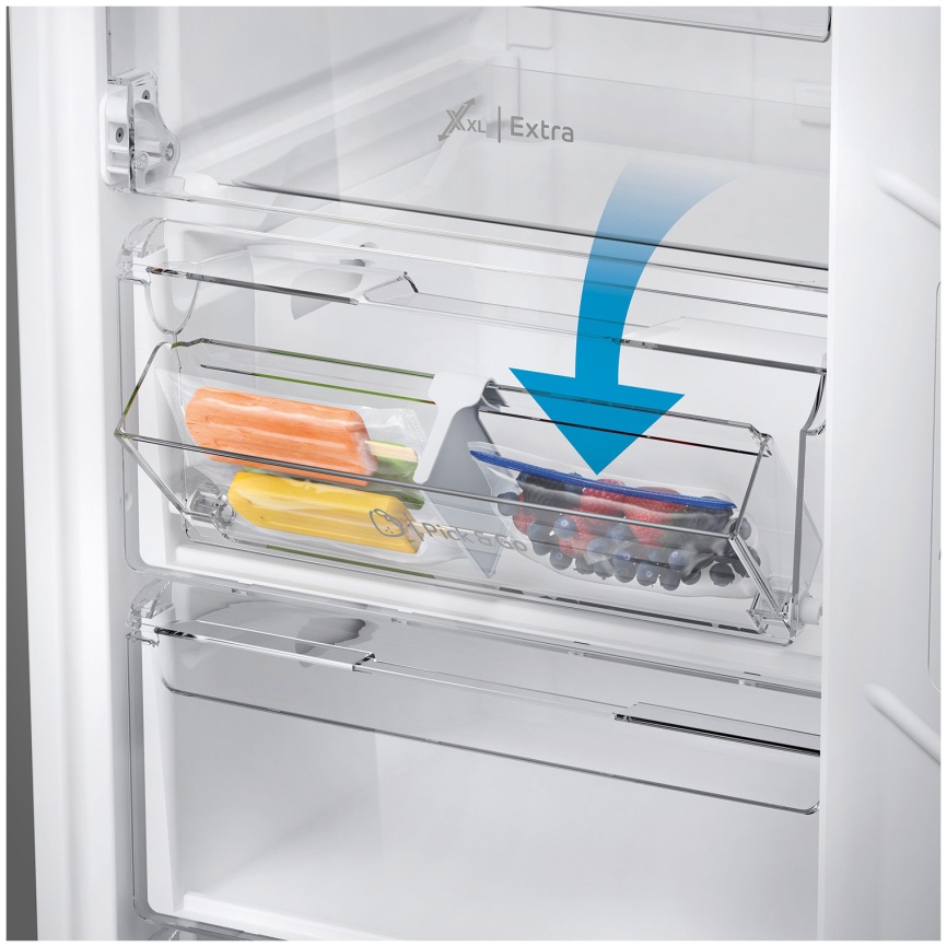 Морозильник Indesit DFZ 5175 G No Frost A+ 250 л, серый металлик фото 3