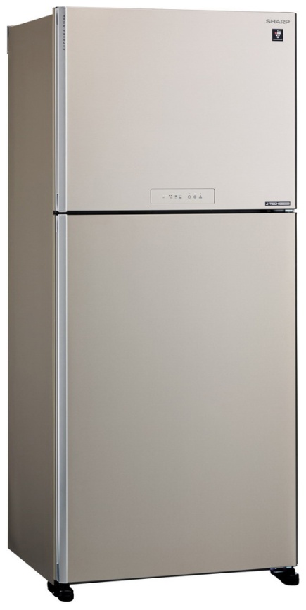 Двухкамерный холодильник Sharp SJ-XG 55 PMBE No frost, бежевый фото 1