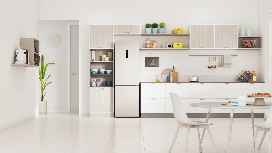 Двухкамерный холодильник Indesit ITR 5180 E No frost, бежевый фото 9