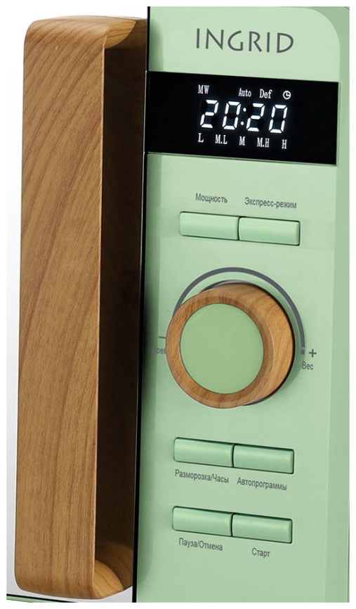 Микроволновая печь - СВЧ Tesler INGRID ME-2044 GREEN фото 2