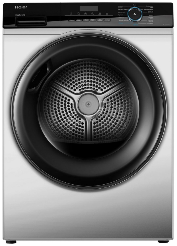 Сушильная машина с тепловым насосом Haier HD90-A2929AS, серебристый, с тепловым насосом фото 1