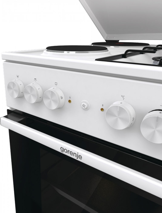 Комбинированная плита Gorenje GK5A12WG 4 конфорки, белый фото 7
