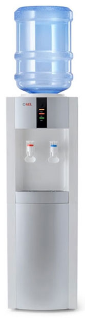 Кулер для воды AEL LС-AEL-47b white/silver с холодильником фото 2