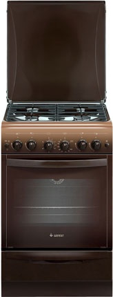 Газовая плита Gefest 5100-02 0001 50 см, 52 л, 4 конфорки, коричневый фото 1