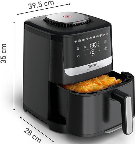 Аэрогриль Tefal Easy Fry Silence (EY5528E0) черный фото 2