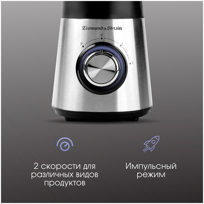 Блендер стационарный Zigmund & Shtain BS-448 D фото 2