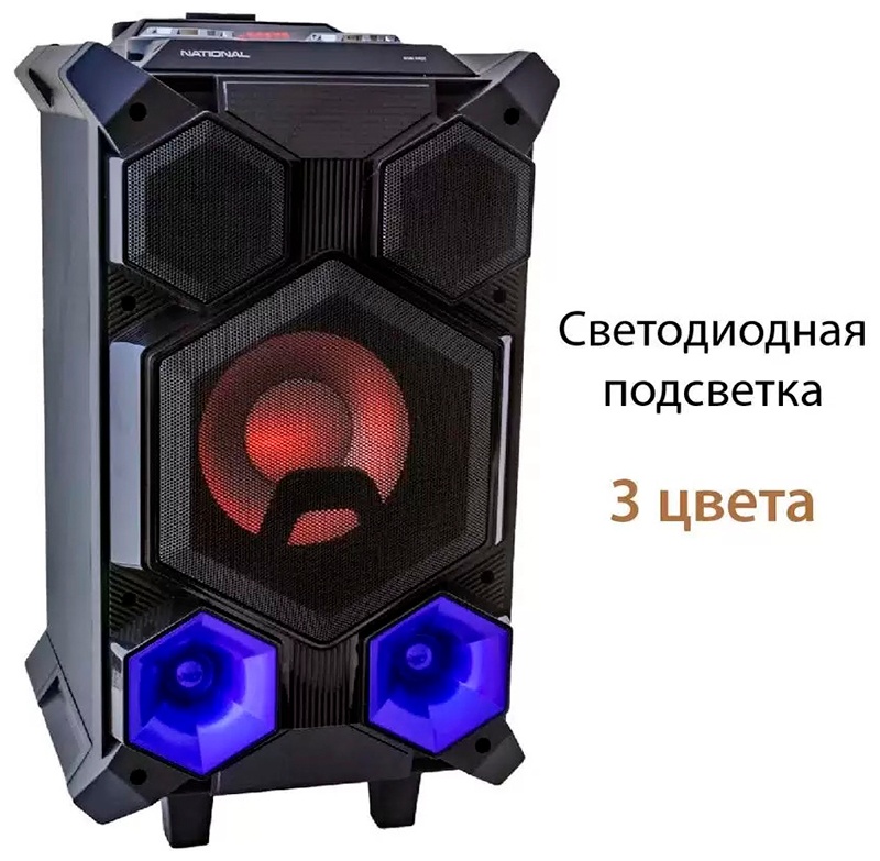 Акустическая система National Домашняя акустическая система National NSM-V450 с Bluetooth, черная фото 3