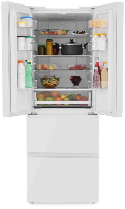 Многокамерный холодильник Zugel ZRFD361W No frost, белый фото 8