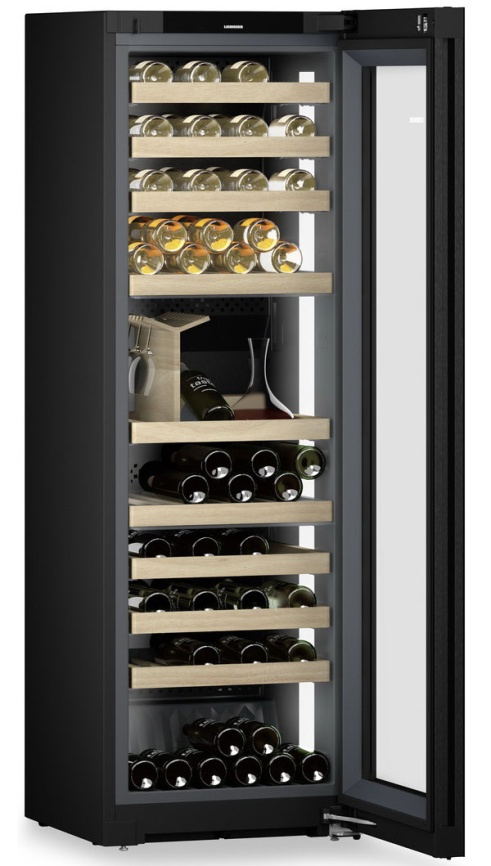 Винный шкаф Liebherr WPgbi 5283-20 001 черное стекло фото 2