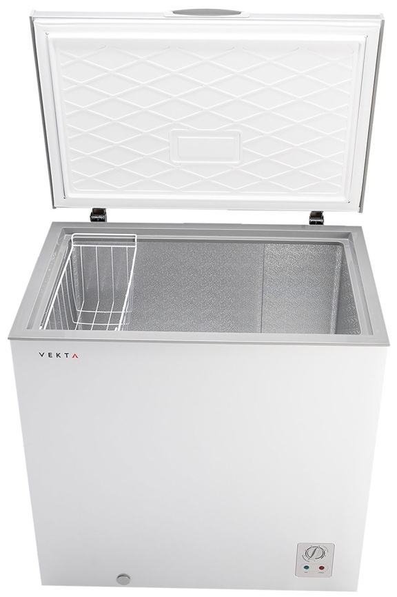 Морозильный ларь Vekta FR-220S02 A+ 220 л, серебристый фото 2