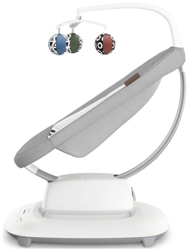 Шезлонг для новорожденных UPPAbaby (4moms) Mamaroo Stella - Grey Melange (2001-MRO-EU-STL) фото 2