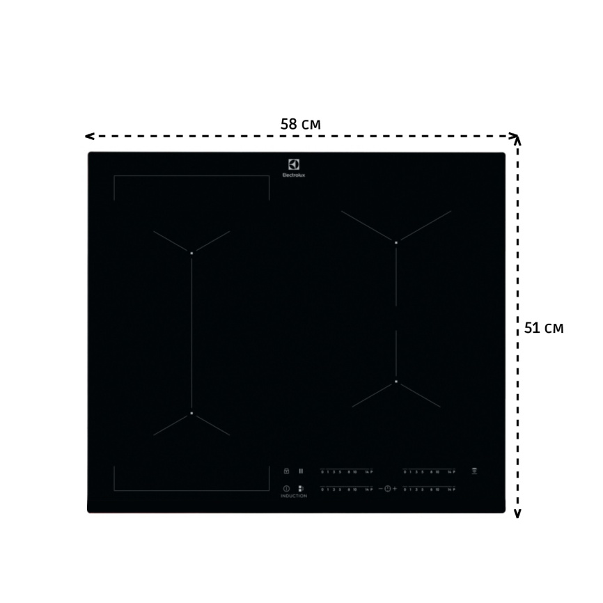 Встраиваемые индукционные панели ELECTROLUX ELECTROLUX KIV634I фото 6