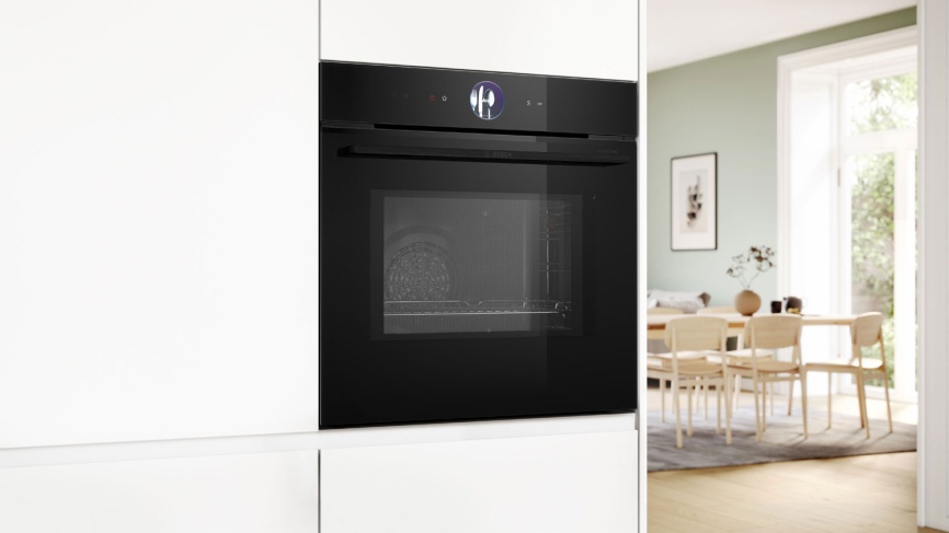 Электрический духовой шкаф Bosch HMG976KB1 59 см, 67 л, гриль и конвекция, черный фото 5
