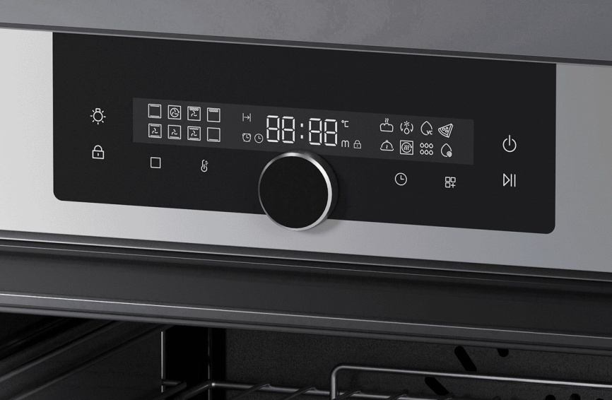 Электрический духовой шкаф Haier HOQ-F6QAN3GG 59 см, 72 л гриль конвекция, серый фото 2