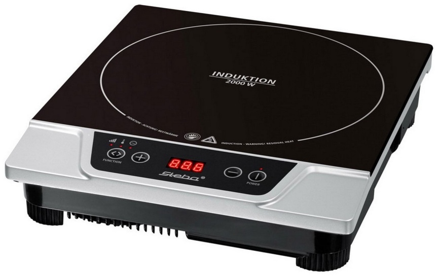 Настольная плита Steba IK 23 28 см, 1 конфорка, черный фото 1