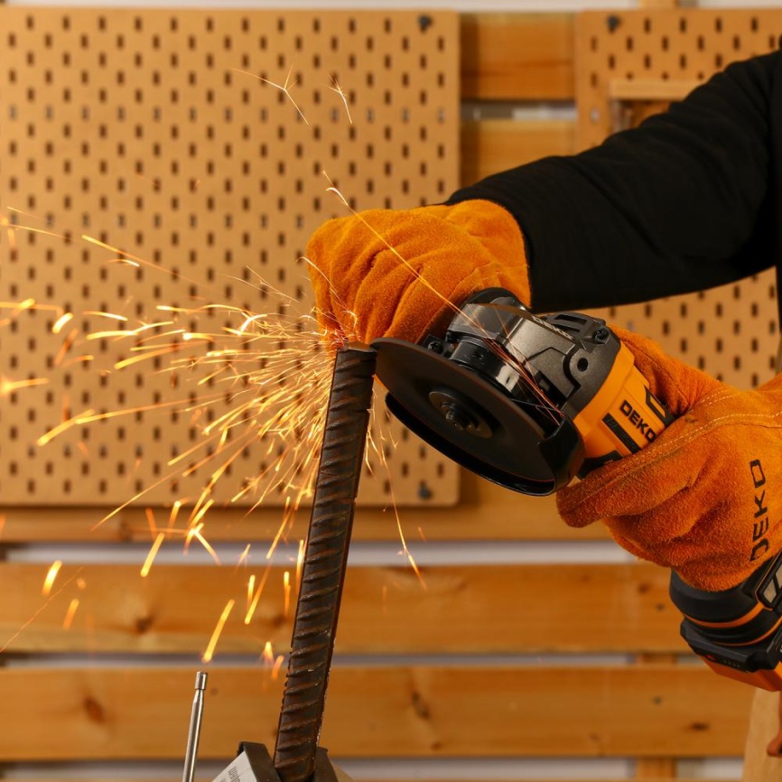 Угловая шлифовальная машина (болгарка) Deko DKAG-125, 20 В, 1*4.0 Ач (083-1063) фото 7