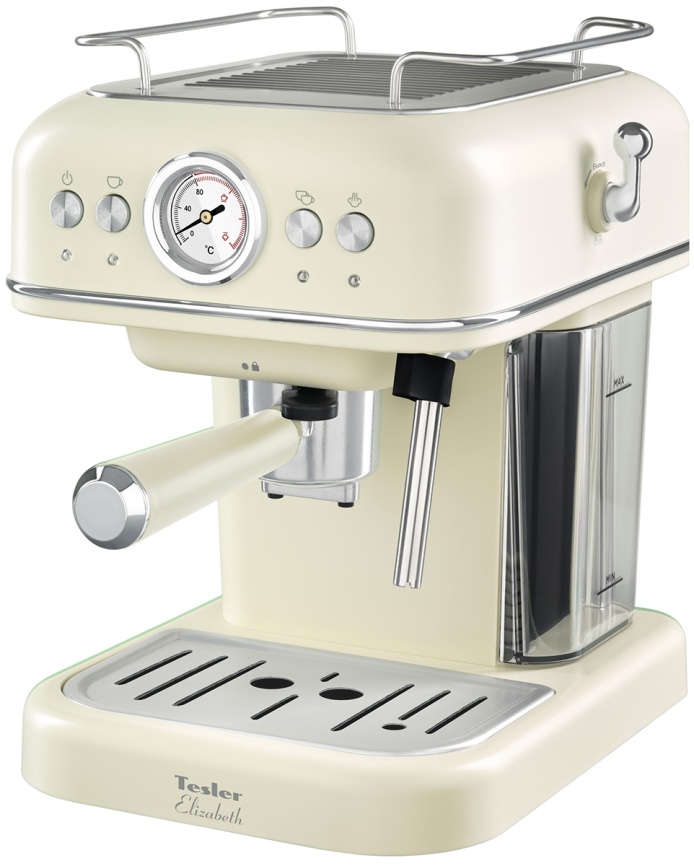 Кофеварка эспрессо Tesler ECM-245 BEIGE фото 1