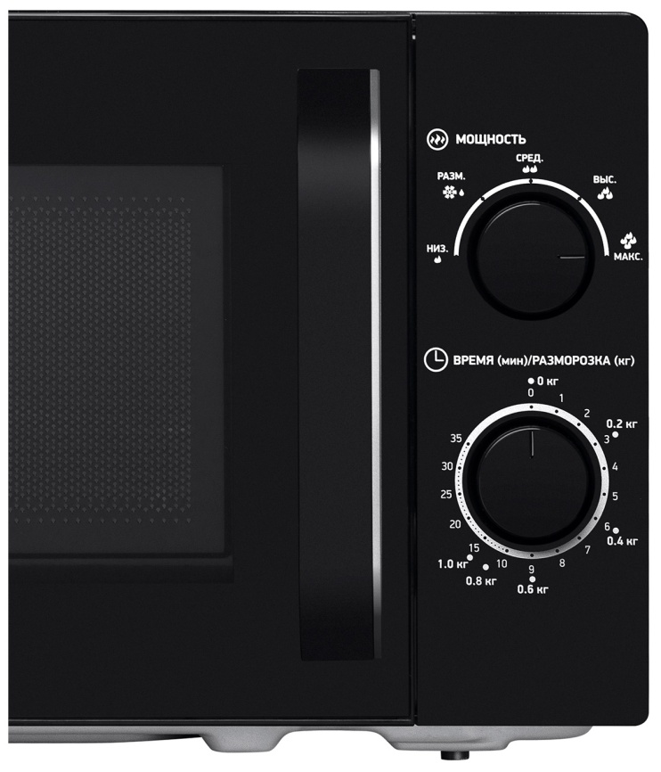 Микроволновая печь - СВЧ BBK 20MWS-760M/B, черный фото 5