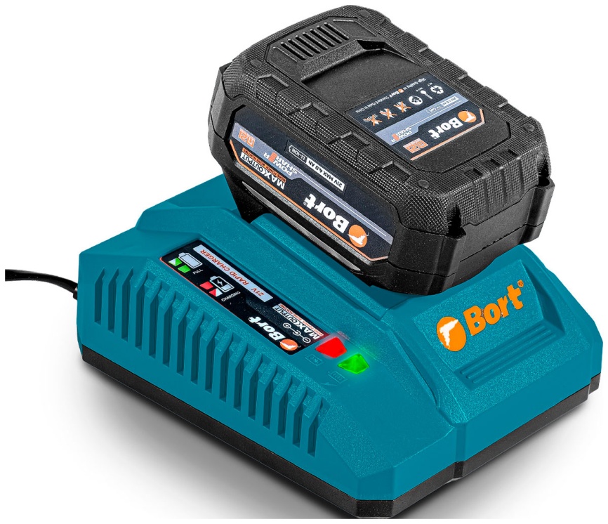 Дрель-шуруповерт аккумуляторная Bort ударная, BAB-21U (2x4А.ч) фото 7