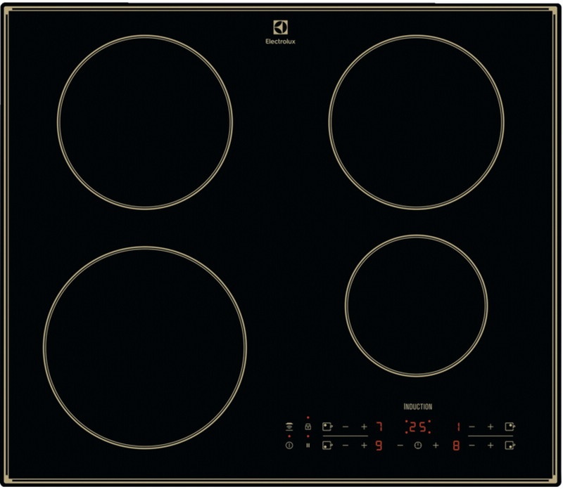 Электрическая варочная панель Electrolux CIR60430CB 59 см, 4 конфорки стеклокерамика, черный фото 1