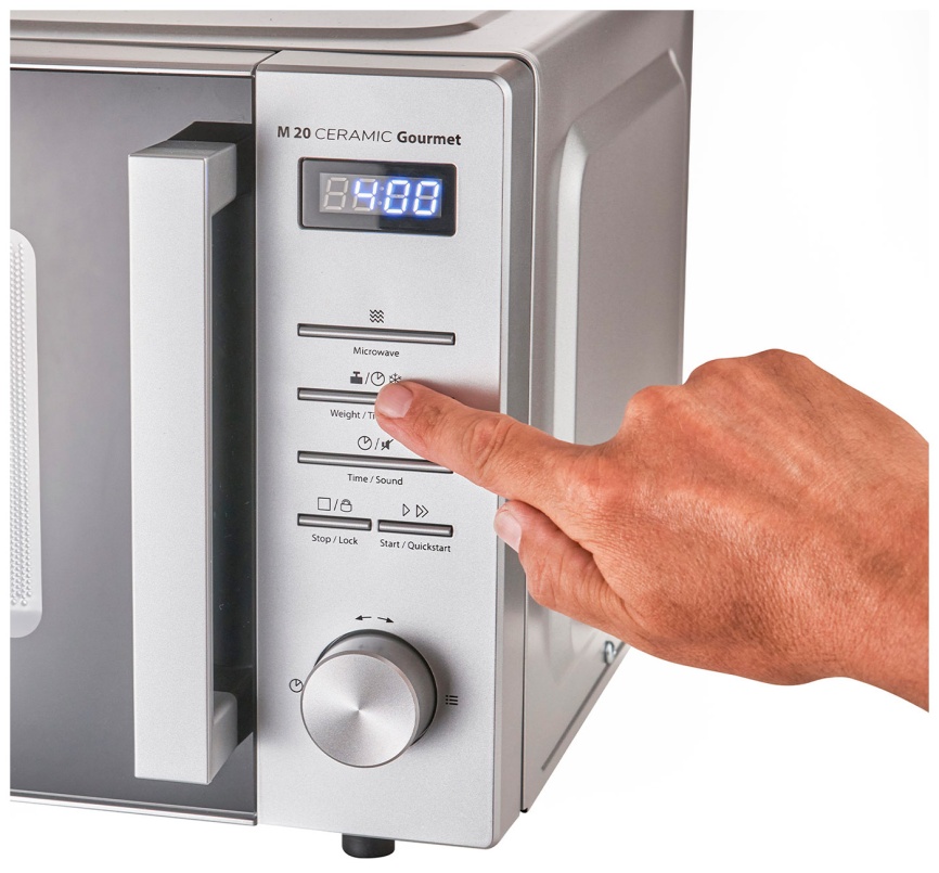 Микроволновая печь - СВЧ Caso M 20 Ceramic Gourmet, дисплей, 700 Вт, таймер фото 5