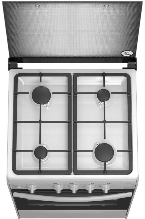 Газовая плита Darina 1B1 GM 441 018 W 50 см, 50 л, 4 конфорки, белый фото 4