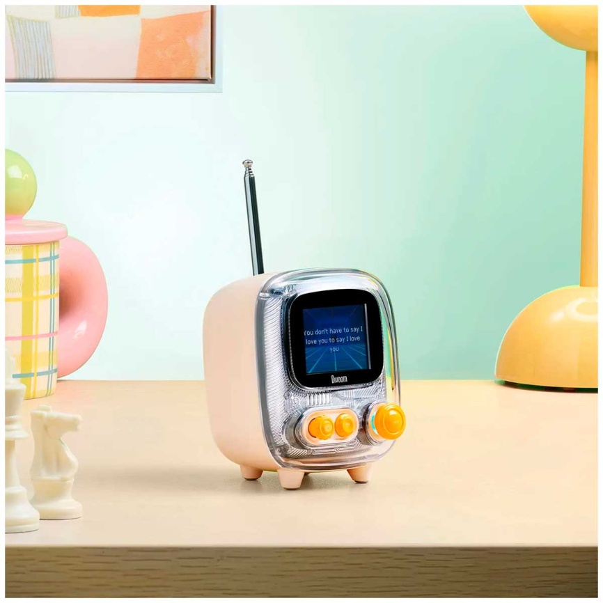 Беспроводная колонка Divoom Tiivoo 2, кремовый фото 13