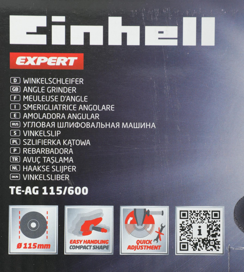 Углошлифовальная машина Einhell 4430855 фото 4