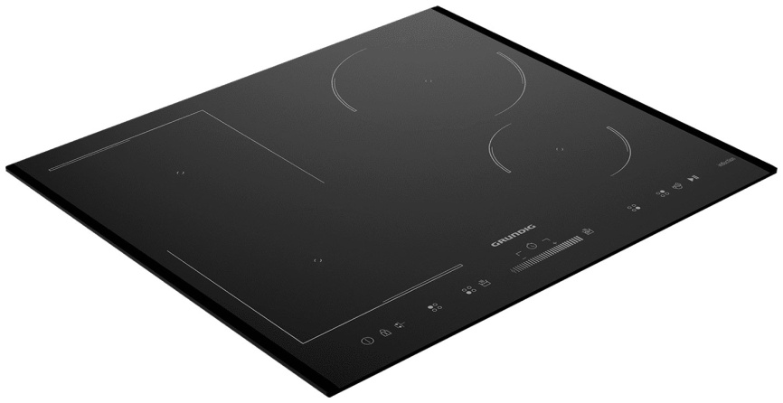 Электрическая варочная панель Grundig GIEI624470PF 58 см, 4 конфорки стеклокерамика, черный фото 2