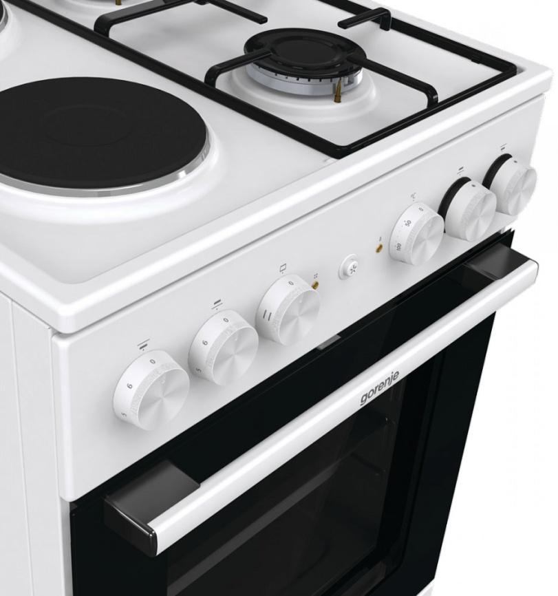 Комбинированная плита Gorenje GK5A12WG 4 конфорки, белый фото 9