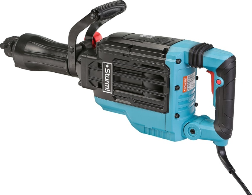 Отбойный молоток Sturm! DH2525P, ПРОФИ, 2200Вт, 60Дж, HEX, 1850уд/мин, 5 м кабель (кейс) фото 5