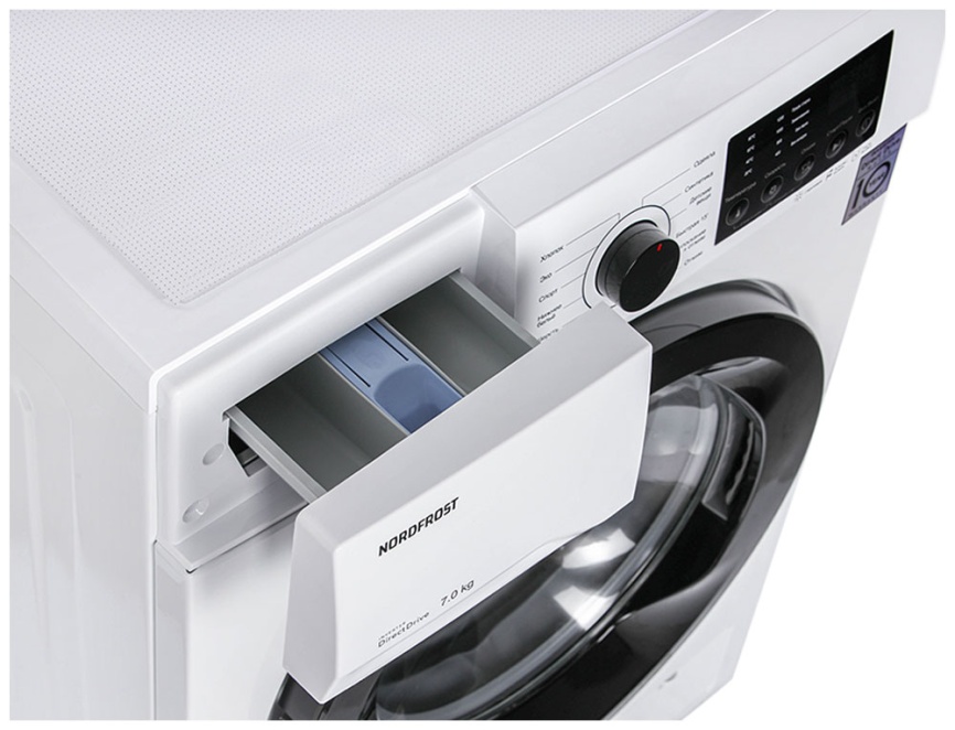 Стиральная машина NordFrost i-DDQ4 7120 W 8 кг, белый фото 7