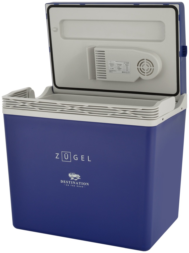 Автомобильный холодильник Zugel ZCR301D синий фото 2