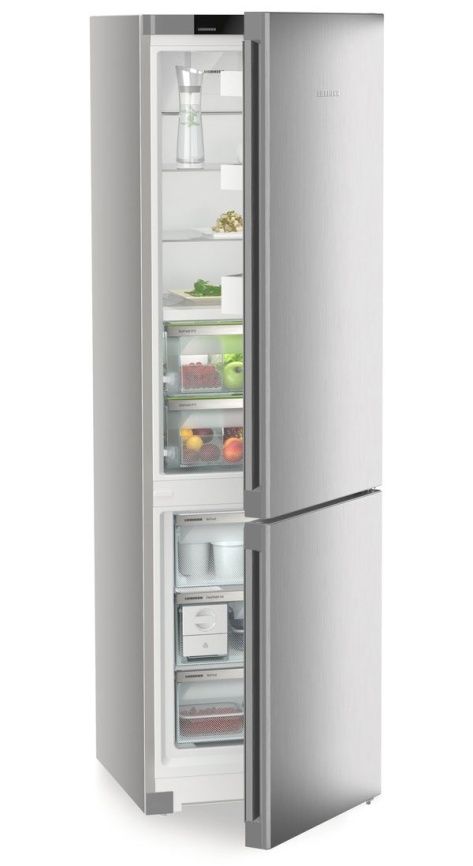Двухкамерный холодильник Liebherr CBNsfc 57vi-22 001 No frost, серебристый фото 5