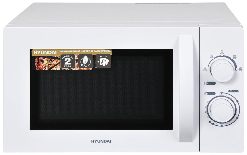 Микроволновая печь - СВЧ Hyundai HYM-M2059 20л. 700Вт белый фото 1