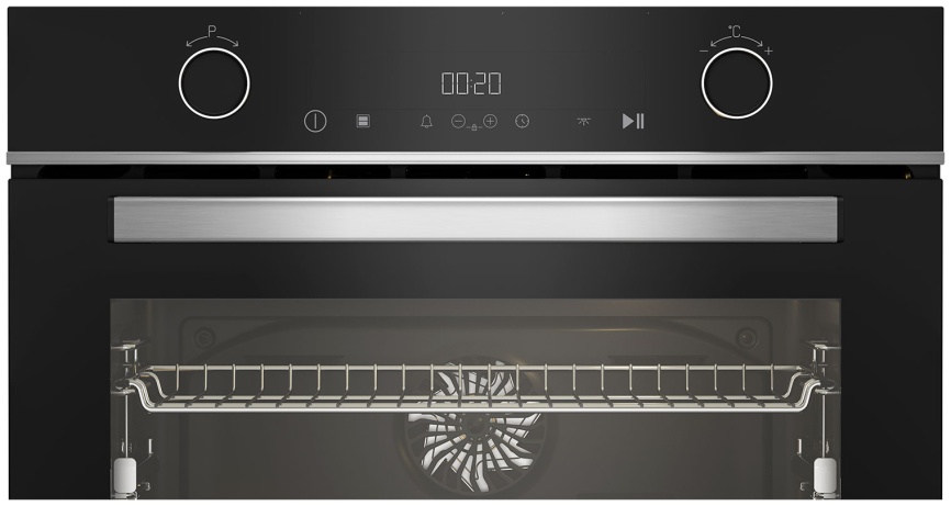 Электрический духовой шкаф Beko BBVM13400XDS 59 см, 72 л, гриль и конвекция, черный фото 4