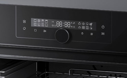 Электрический духовой шкаф Haier HOQ-F6QSN3GB 59 см, 72 л, гриль и конвекция, черный фото 3