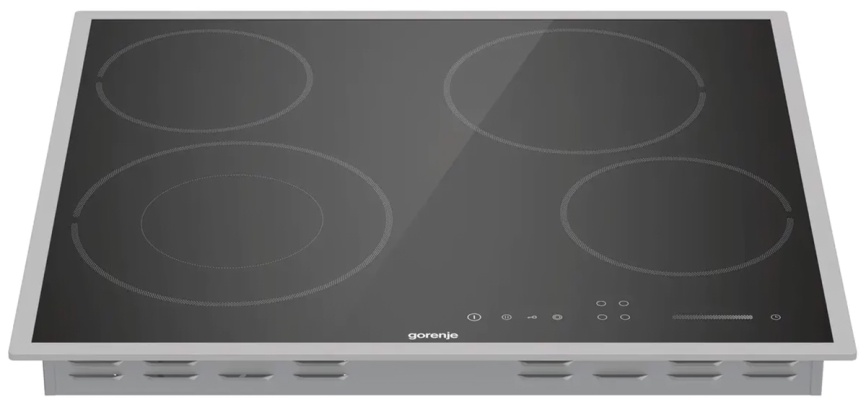 Электрическая варочная панель Gorenje ECS642BXE 59 см, 4 конфорки стеклокерамика, черный фото 3
