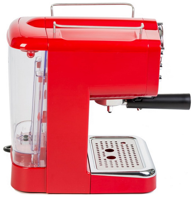 Кофеварка Oursson EM1510/RD 110 Вт, с подогревом чашки, красный фото 7