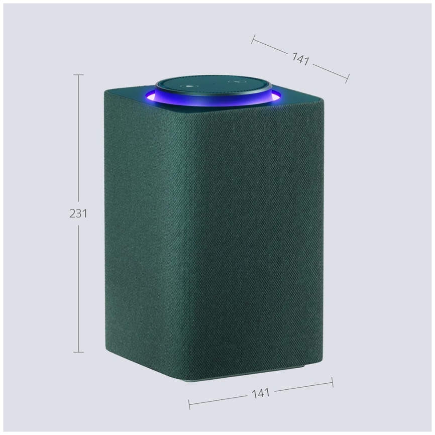 Умная колонка  Яндекс Станция Макс с Алисой, с Zigbee, 65Вт, зеленый фото 16