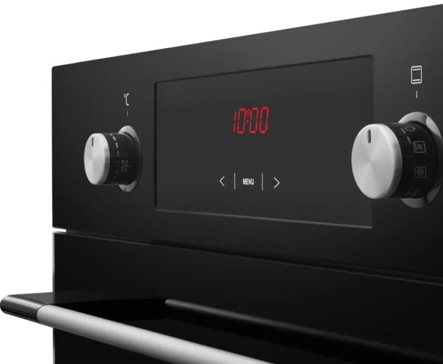 Электрический духовой шкаф Hansa BOES68461 59 см, 62 л, гриль и конвекция, черный фото 8