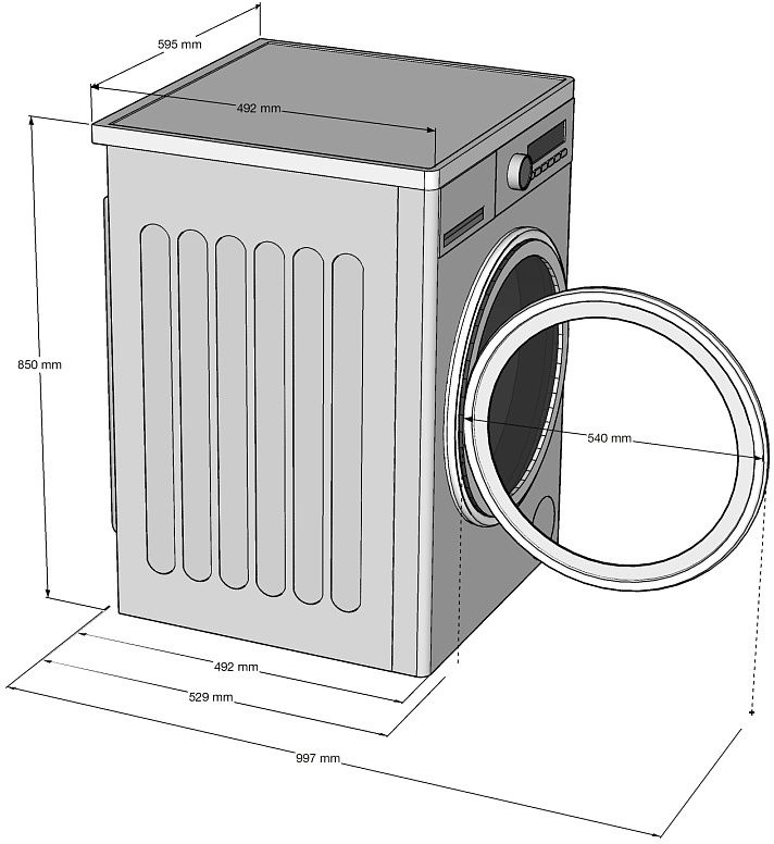 Стиральная машина KORTING KWM 50IM140 фото 2